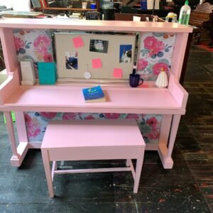 Pink Repurposed Desk:  Your sweetheart would LOVE this pretty pink desk!  Lots of space and a unique design. Pretty in pink! Richmond upright $629