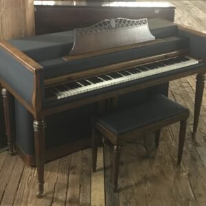 SOLD! 1939 Custom 2-Tone Finish Bombay Style Wurlitzer 36" Spinet $1,399