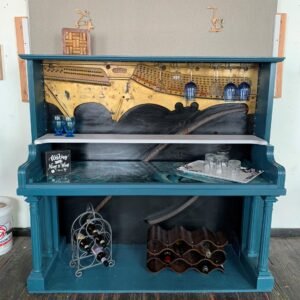 Repurposed Wine Bar: Look at the transformation!! This wine bar has everything you need including character and history!  It is a one-of-kind find!! 1897 Schiller. $899