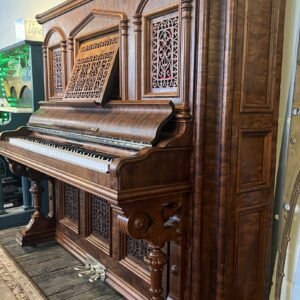 RESTORED! 1892 Fischer "Model 30" 61" Upright Grand $14,999. CLEARANCE SALE - MARKED DOWN 40%...SAVE $6000. NOW ONLY $8999.40