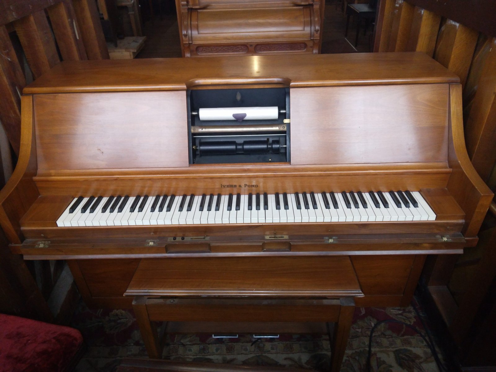 Ivers & deals pond upright piano