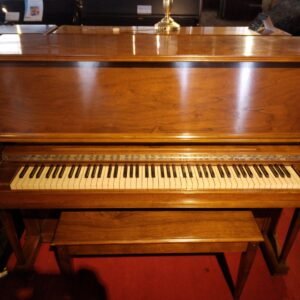 RESTORED & REDUCED PRICE! 1932 Whitney Satin Walnut 45" Studio Piano $4,399