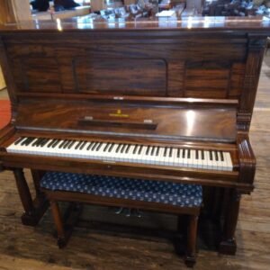 REDUCED PRICED! RESTORED & REFINISHED! 1897 Steinway Model K Satin Rosewood 54" Upright Piano $11,999
