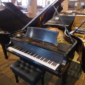 REDUCED PRICE! RESTORED & REFINISHED! 1926 Steinway & Sons Model L Satin Ebony 5' 11" Grand Piano $34,999