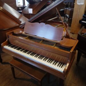 1910 Chickering Satin Mahogany 5’6” Quarter Grand Piano $3,999