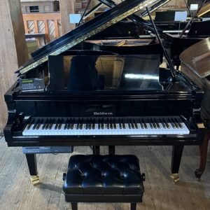 1998 Baldwin Model L High Polish Ebony 6’3” Grand Piano With Concertmaster Player System $14,999