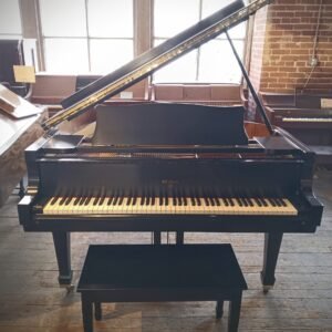 REDUCED PRICE! 1990 Weber Model WG-57 Satin Ebony 5'6" Grand Piano $6,999