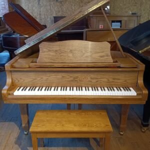 1984 Young Chang Oak 5'8" Grand Piano $5,999. Special Clearance Sale 30% OFF!-Now Only $4199.30