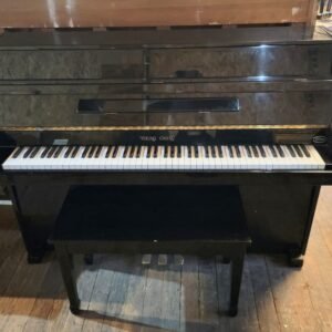 1996 Young Chang High Polish Ebony 43" Console Piano $2,199. Clearance Sale Marked Down 30% Off...NOW ONLY $1539.  SAVE $660.