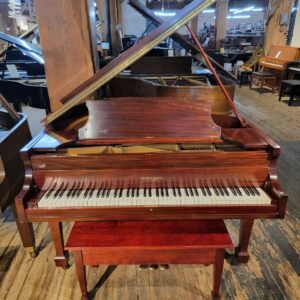 1927 Kranich & Bach Satin Red Mahogany 5' Baby Grand Piano $4,499