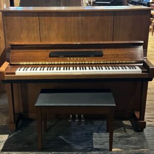 1975 Yamaha Model U3 Satin Walnut With Satin Ebony Accents 51" Studio Vertical Piano $6,999