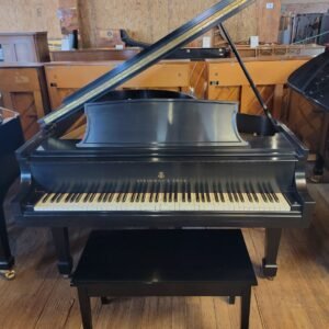 1967 Steinway & Sons Model L Satin Ebony 5'11" Grand Piano $14,999