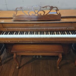 1950 Baldwin Acrosonic Satin Walnut 37" Spinet Piano $499