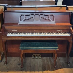2003 Baldwin Model 662ECHY Satin Cherry Queen Anne Cabinet Style 44" Console Piano $2,999