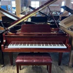 1996 High Polish Mahogany 4’8” Model G-450A Maeari Petite Baby Grand Piano $4,999